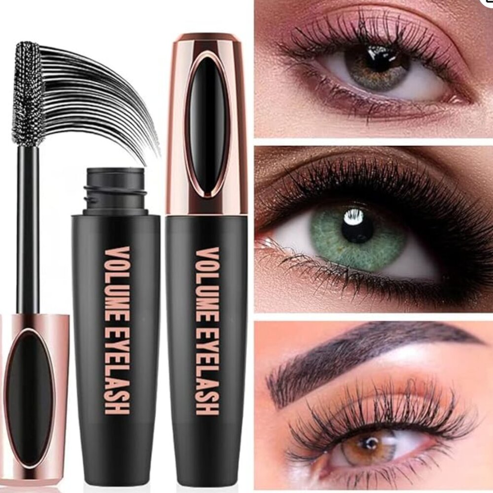 Vibely Black Mascara Waterproof Thickening and Lengthening